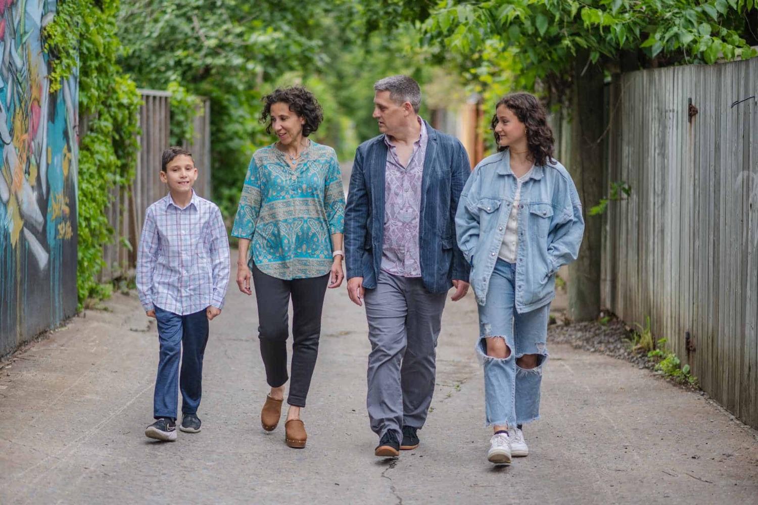 Dave McComb with his family